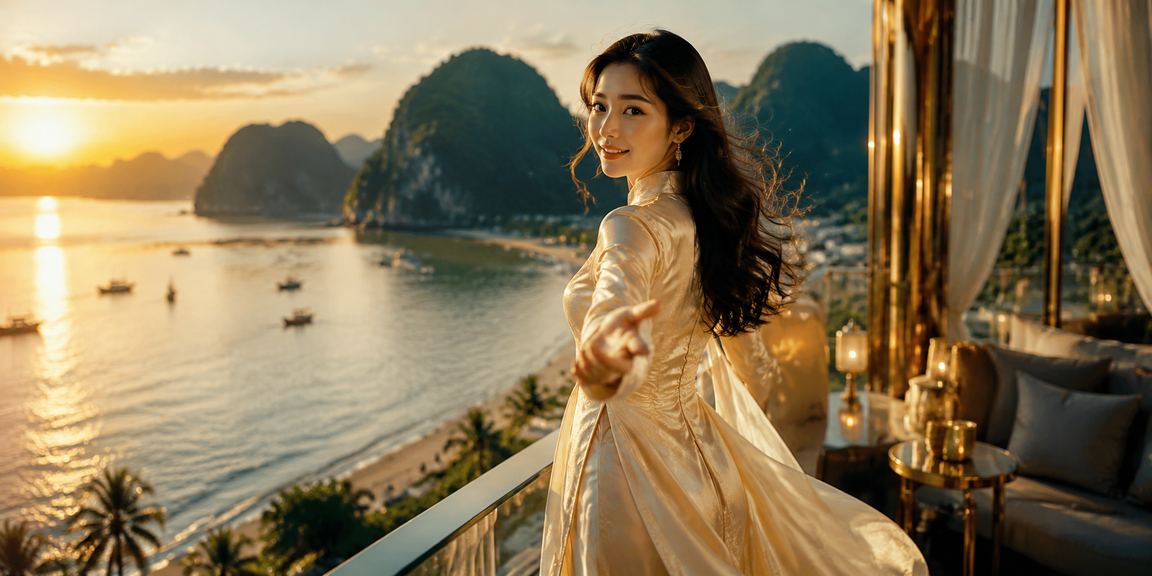 Người phụ nữ mặc áo dài tại Ninh Bình tham gia khuyến mãi casino và cá cược trực tuyến trên điện thoại